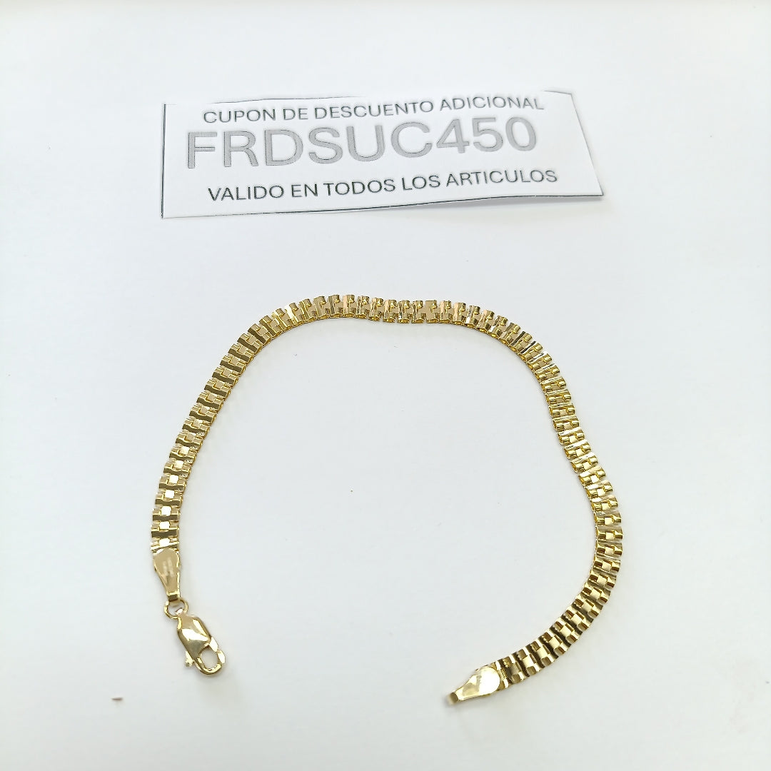 PULSERA ESPECIAL 14K 18 CM 4 GR (NUEVO)
