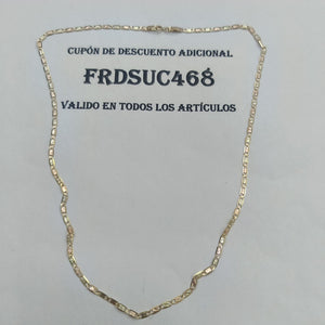 CADENA ORO COMBINADO 10 K 3.3 GRMS (SEMINUEVO)