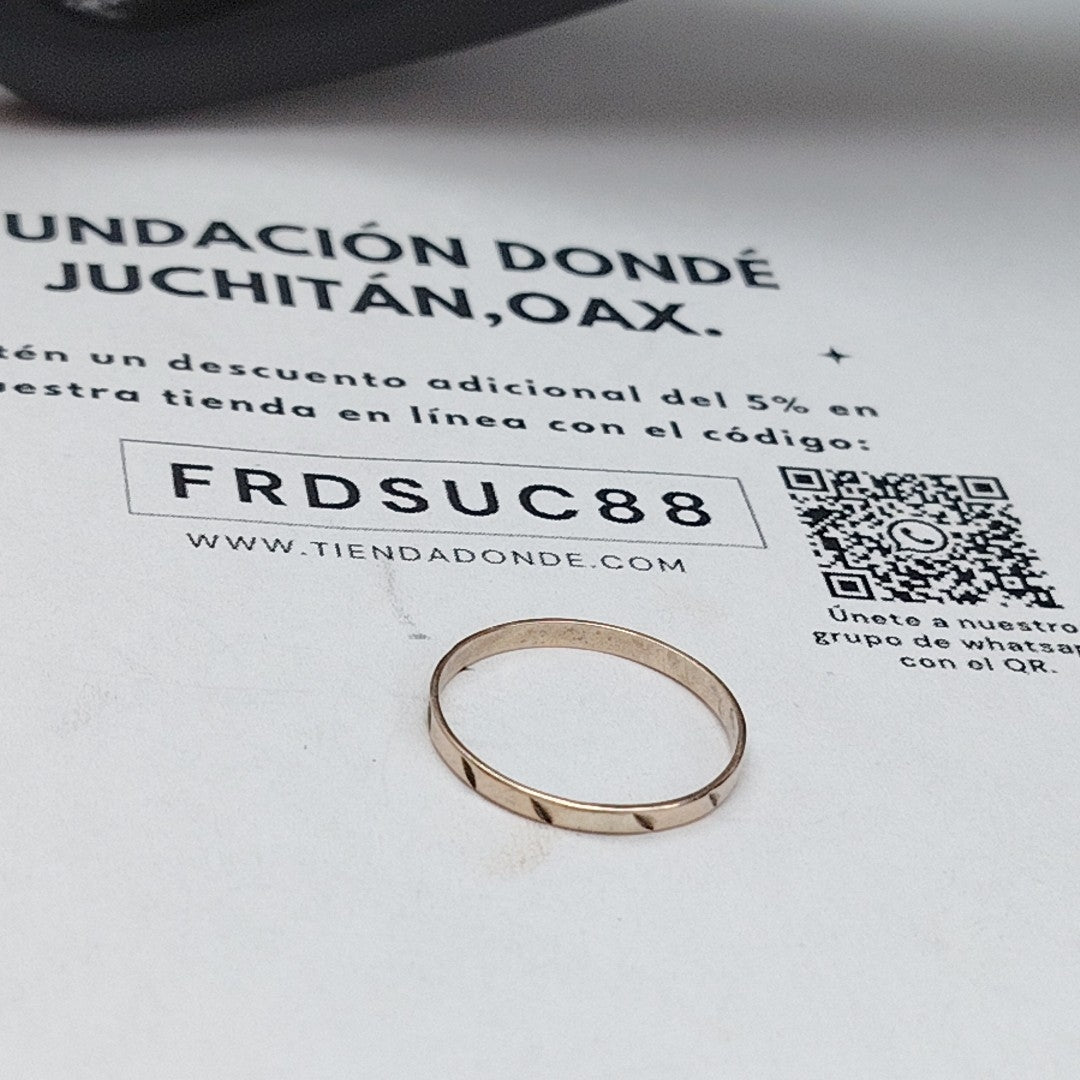 ARGOLLA ORO 8 K 0.7 GRMS (SEMINUEVO)