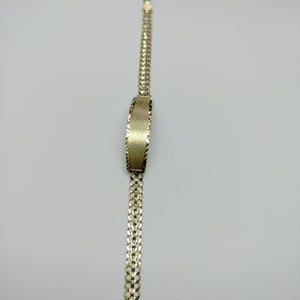 PULSERA ESCLAVA CHINO 14K 21 CM 9.8 GR (NUEVO)