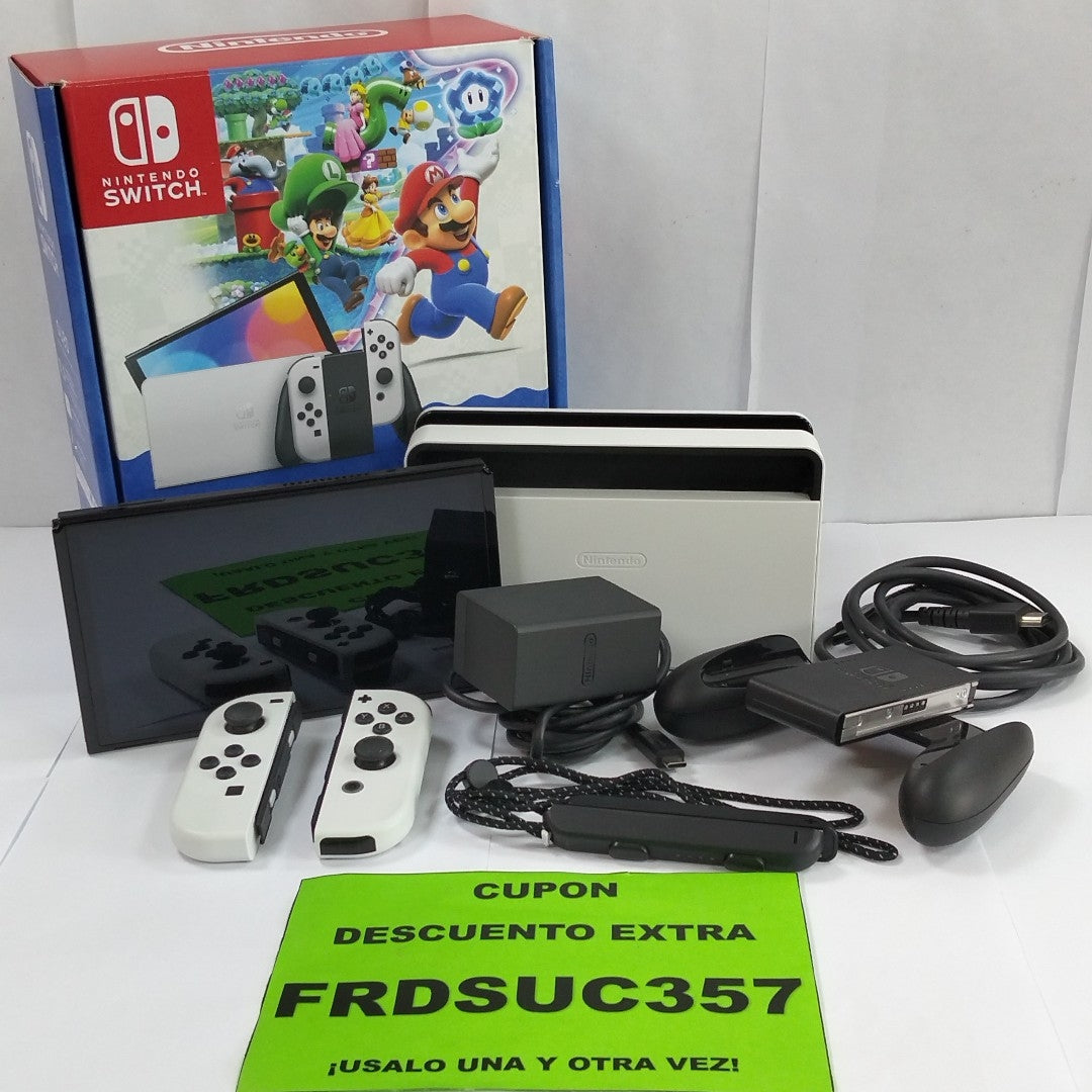 CONSOLA DE VIDEOJUEGO NINTENDO SWITCH OLED 64 GB (SEMINUEVO)