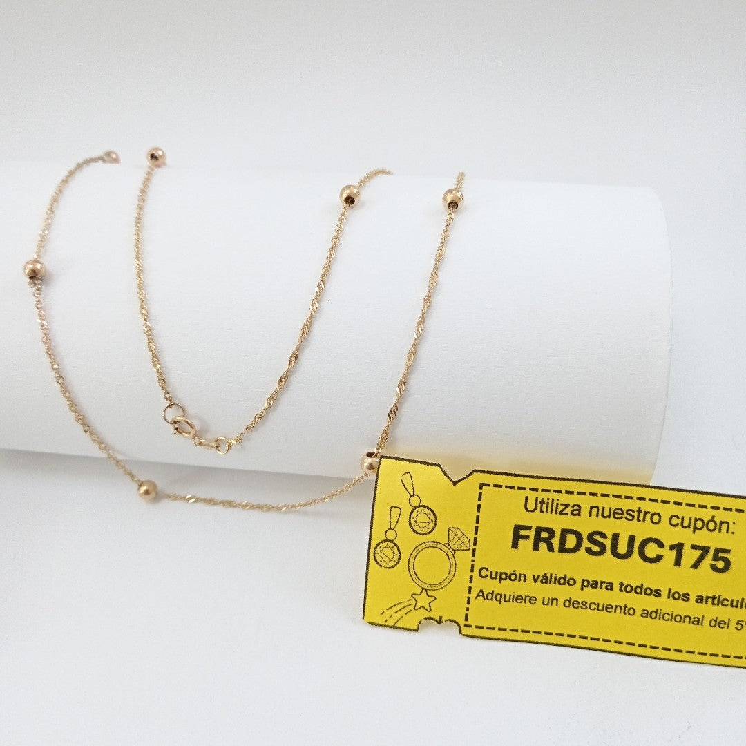 GARGANTILLA ORO 14 K 3 GRMS (SEMINUEVO)