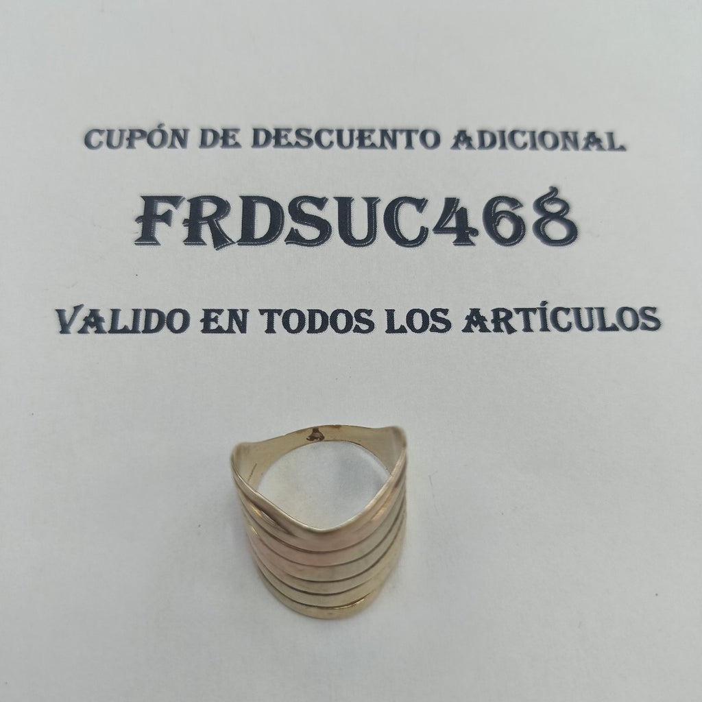 ANILLO ORO 10 K 4.6 GRMS (SEMINUEVO)