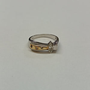 ANILLITO ORO,ORO BLANCO 14 K 4,30 GRMS (SEMINUEVO)