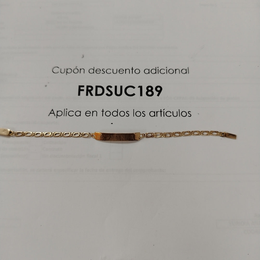 ESCLAVA ORO 8 K 1,90 GRMS (SEMINUEVO)