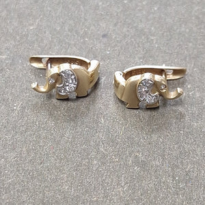 BROQUELES PAR ORO 14 K 3,10 GRMS (SEMINUEVO)