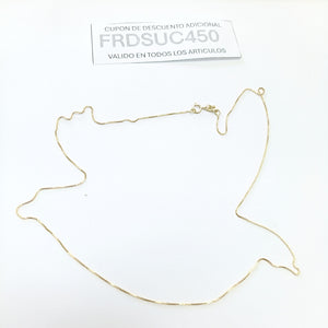 CADENA VENECIANO 14K 50 CM 1.6 GR (NUEVO)