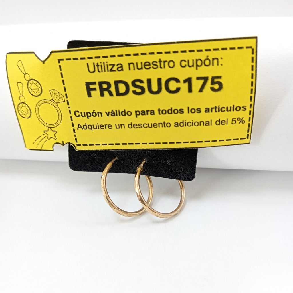 ARRACADAS PAR ORO 10 K 1.3 GRMS (SEMINUEVO)