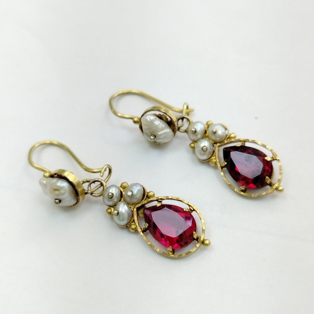 ARETES PAR ORO 8 K 3.8 GRMS (SEMINUEVO)