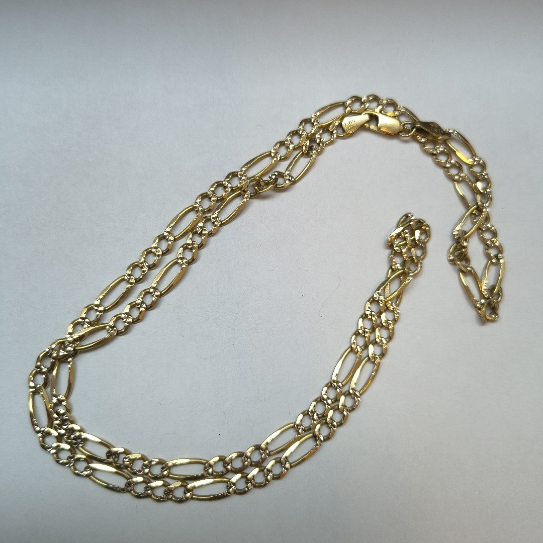 CADENA ORO, RODIADO 14 K 18 GRMS (SEMINUEVO)