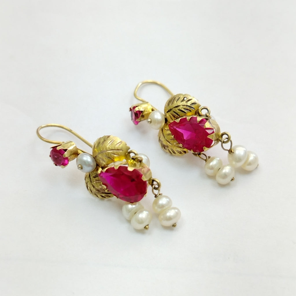 ARETES PAR ORO 8 K 4.2 GRMS (SEMINUEVO)
