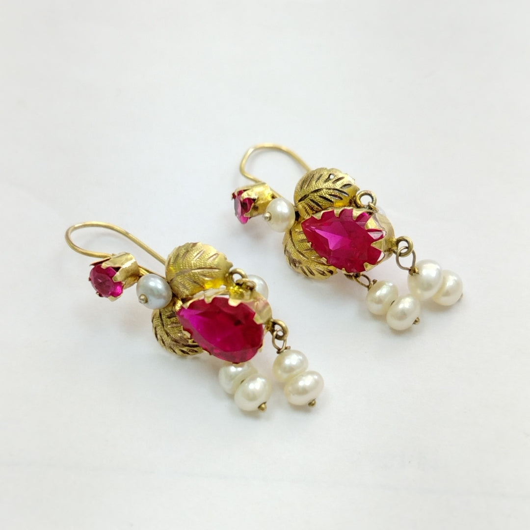 ARETES PAR ORO 8 K 4.2 GRMS (SEMINUEVO)