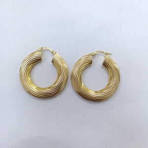 ARRACADAS PAR ORO 14 K 5,20 GRMS (SEMINUEVO)