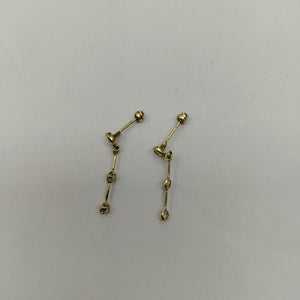 BROQUELES PAR ORO 10 K 0.5 GRMS (SEMINUEVO)
