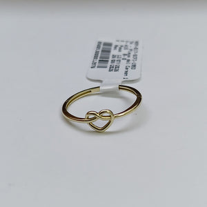 ANILLOS ANILLITO FIG CORAZON 10K TALLA 7 0.8 GR (NUEVO)