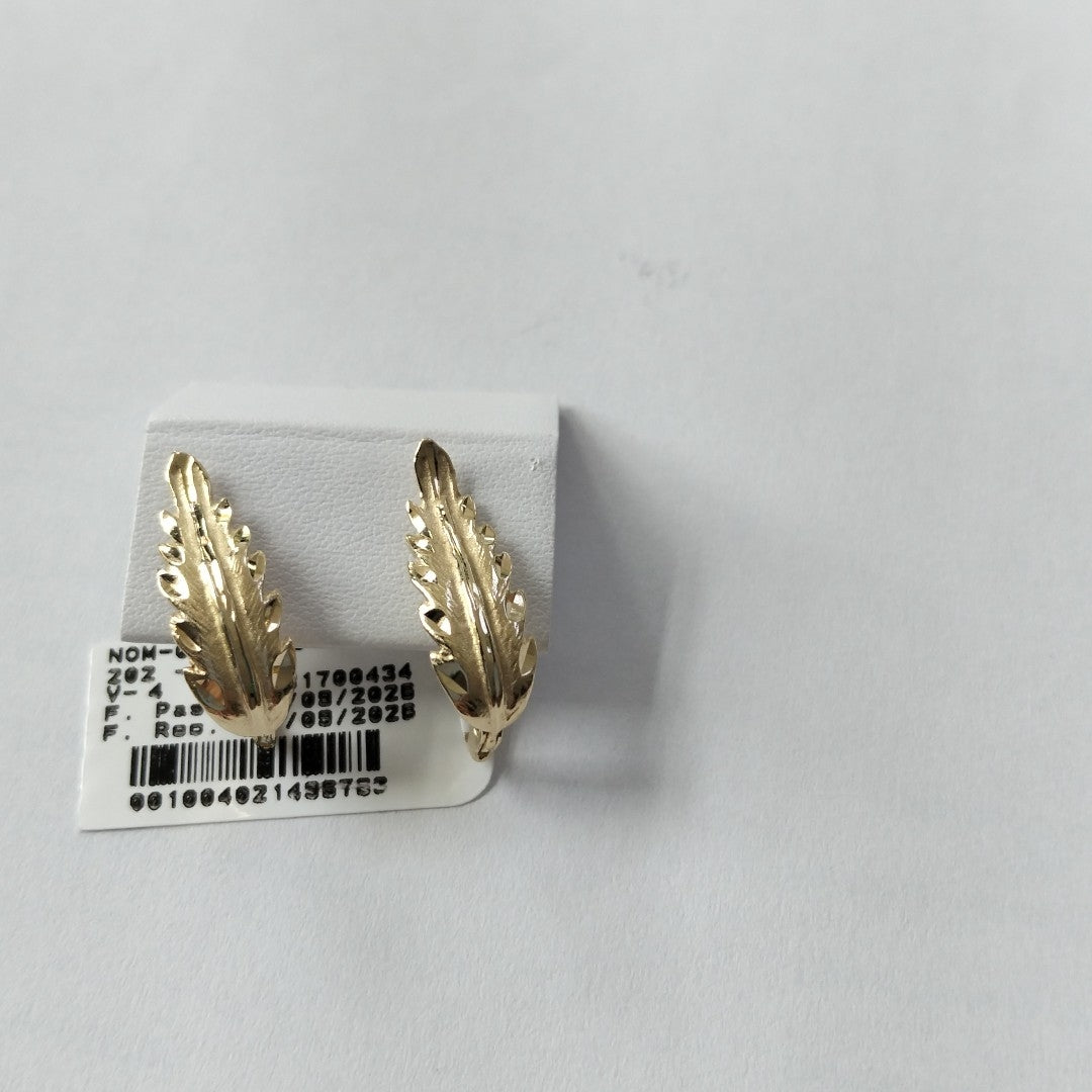 ARETES PAR ORO 14 K 2.6 GRMS (SEMINUEVO)