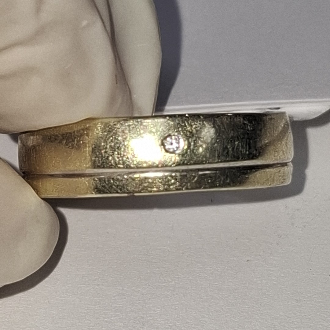 ARGOLLA ORO, ORO BLANCO 14 K 4 GRMS (SEMINUEVO)