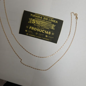 CADENA ORO 14 K 3,20 GRMS (SEMINUEVO)