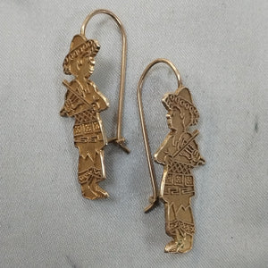 ARETES PAR ORO 10 K 5 GRMS (SEMINUEVO)