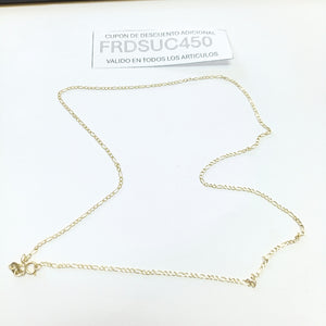 CADENAS TEJIDO 3X1 ORO 10K 55 CM 2.1 GR (NUEVO)