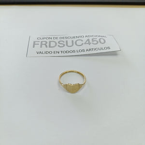 ANILLOS CORAZON 14K TALLA 8 1.8 GR (NUEVO)