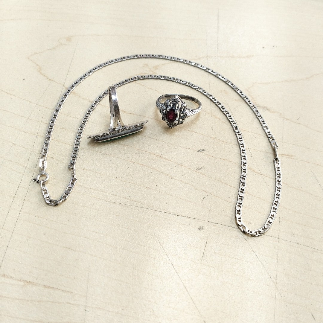 ANILLITO,CADENA PLATA 11,20 GRMS (SEMINUEVO)