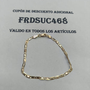 PULSERA ORO COMBINADO 10 K 2.2 GRMS (SEMINUEVO)