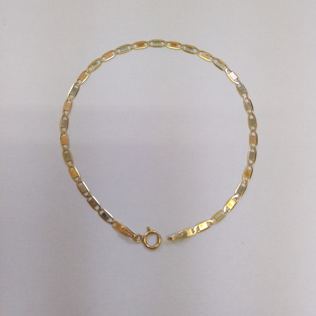 PULSERA ORO COMBINADO 10 K 1,60 GRMS (SEMINUEVO)