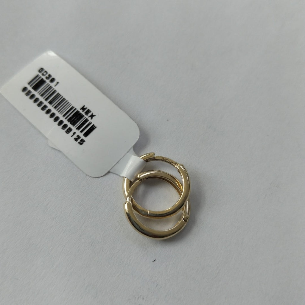 ARETES HUGGIES LISAS 14K 1.6 GR (NUEVO)