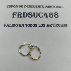 ARRACADAS PAR ORO 10 K 1 GRMS (SEMINUEVO)