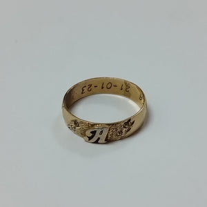 ARGOLLA ORO 10 K 1.9 GRMS (SEMINUEVO)