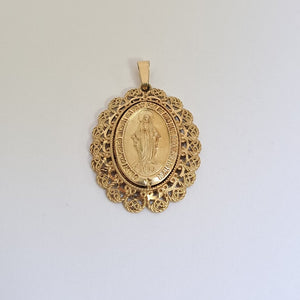 MEDALLA RELIGIOSA ORO 14 K 5,30 GRMS (SEMINUEVO)