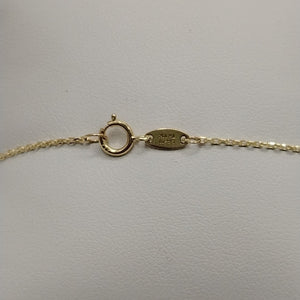 PULSERAS TEJIDO ESPECIAL C/DIJE ORO 10K 18 CM 1.4 GR (NUEVO)