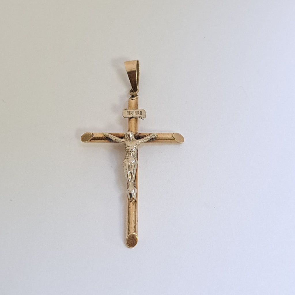 CRUCIFIJO ORO 10 K 1.7 GRMS (SEMINUEVO)