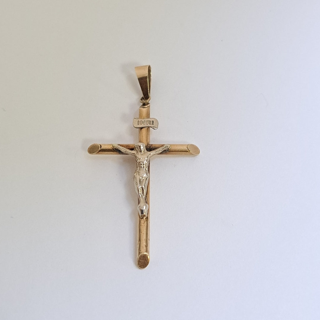 CRUCIFIJO ORO 10 K 1.7 GRMS (SEMINUEVO)