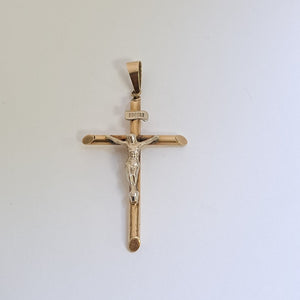 CRUCIFIJO ORO 10 K 1.7 GRMS (SEMINUEVO)