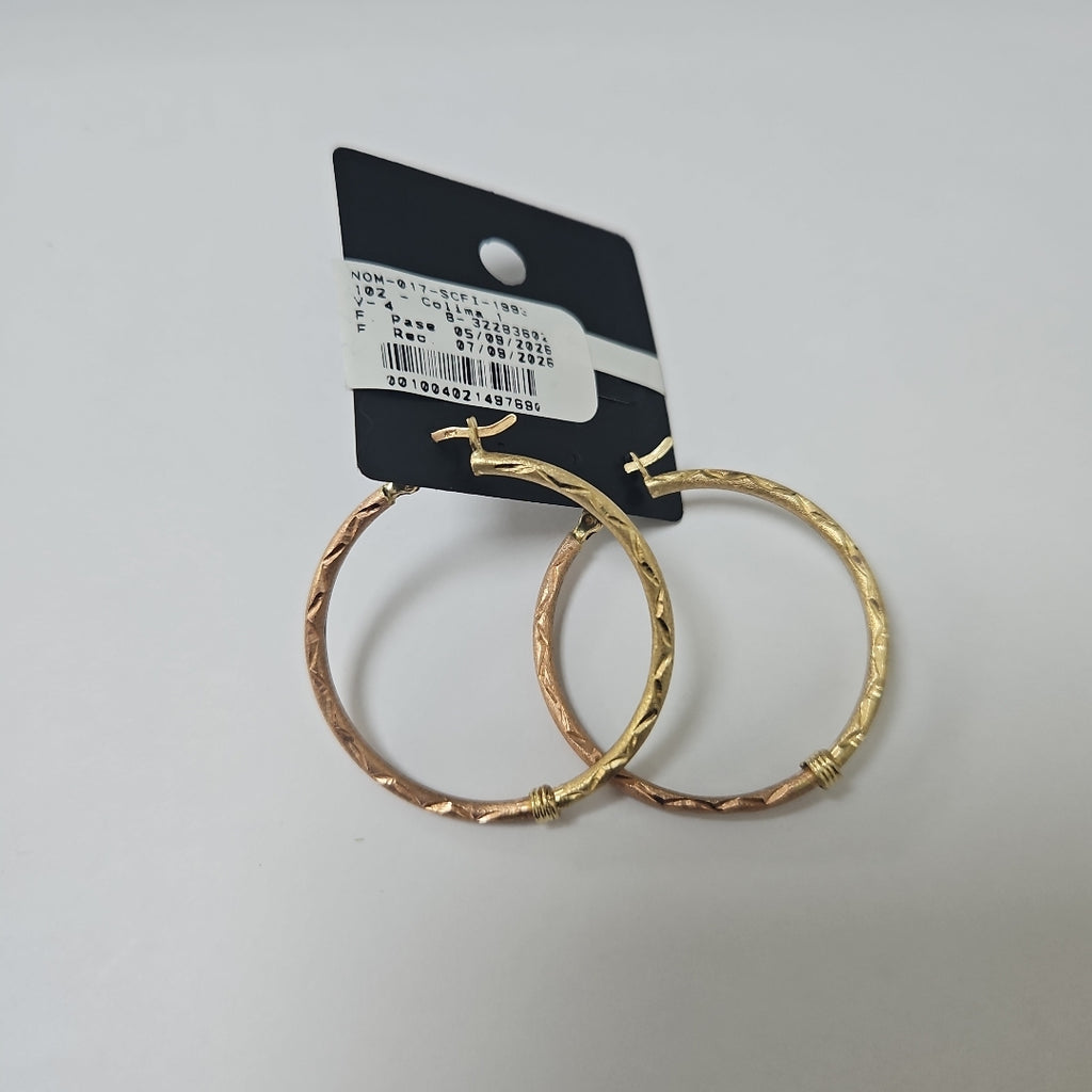 ARRACADAS PAR ORO 10 K 3.69 GRMS (SEMINUEVO)