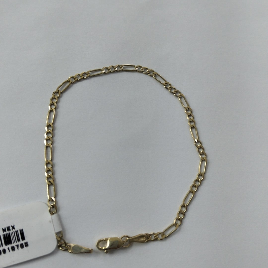 PULSERA TEJIDO 3X1 14K 18 CM 2 GR (NUEVO)