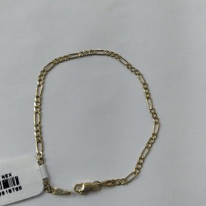 PULSERA TEJIDO 3X1 14K 18 CM 2 GR (NUEVO)
