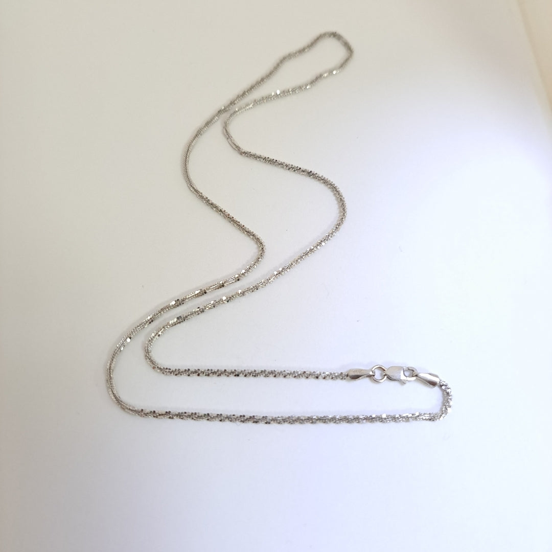 CADENA ORO BLANCO 14 K 4,50 GRMS (SEMINUEVO)