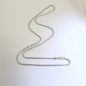 CADENA ORO BLANCO 14 K 4,50 GRMS (SEMINUEVO)