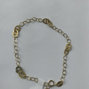 PULSERA TEJIDO ESPECIAL 14K 18 CM 1.6 GR (NUEVO)