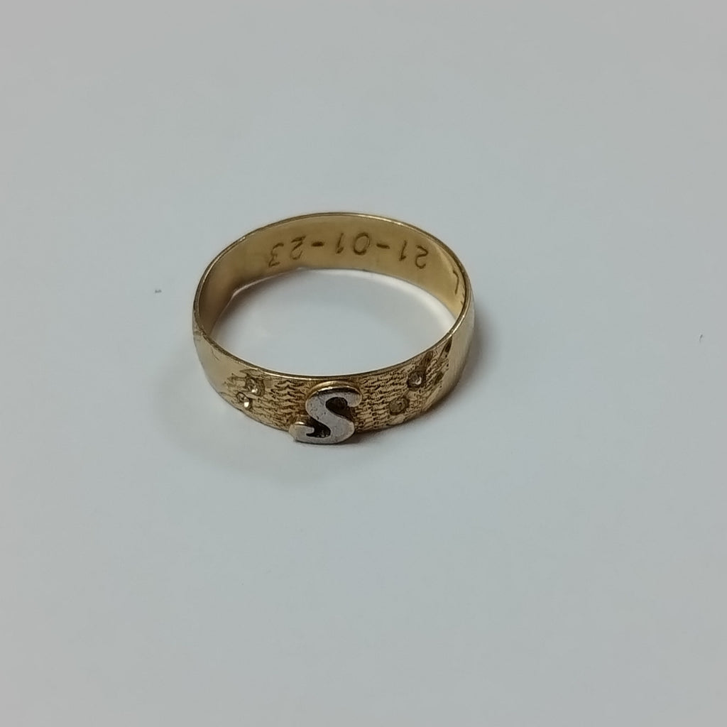 ARGOLLA ORO 10 K 1.8 GRMS (SEMINUEVO)