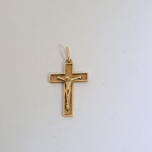 CRUCIFIJO ORO 14 K 1.7 GRMS (SEMINUEVO)