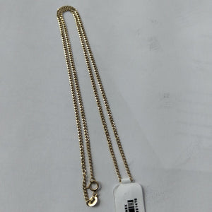 CADENAS TEJIDO BARBADA ORO 10K 50 CM 3.5 GR (NUEVO)