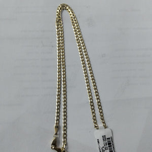 CADENA TEJIDO BARBADA 14K 55 CM 8.3 GR (NUEVO)