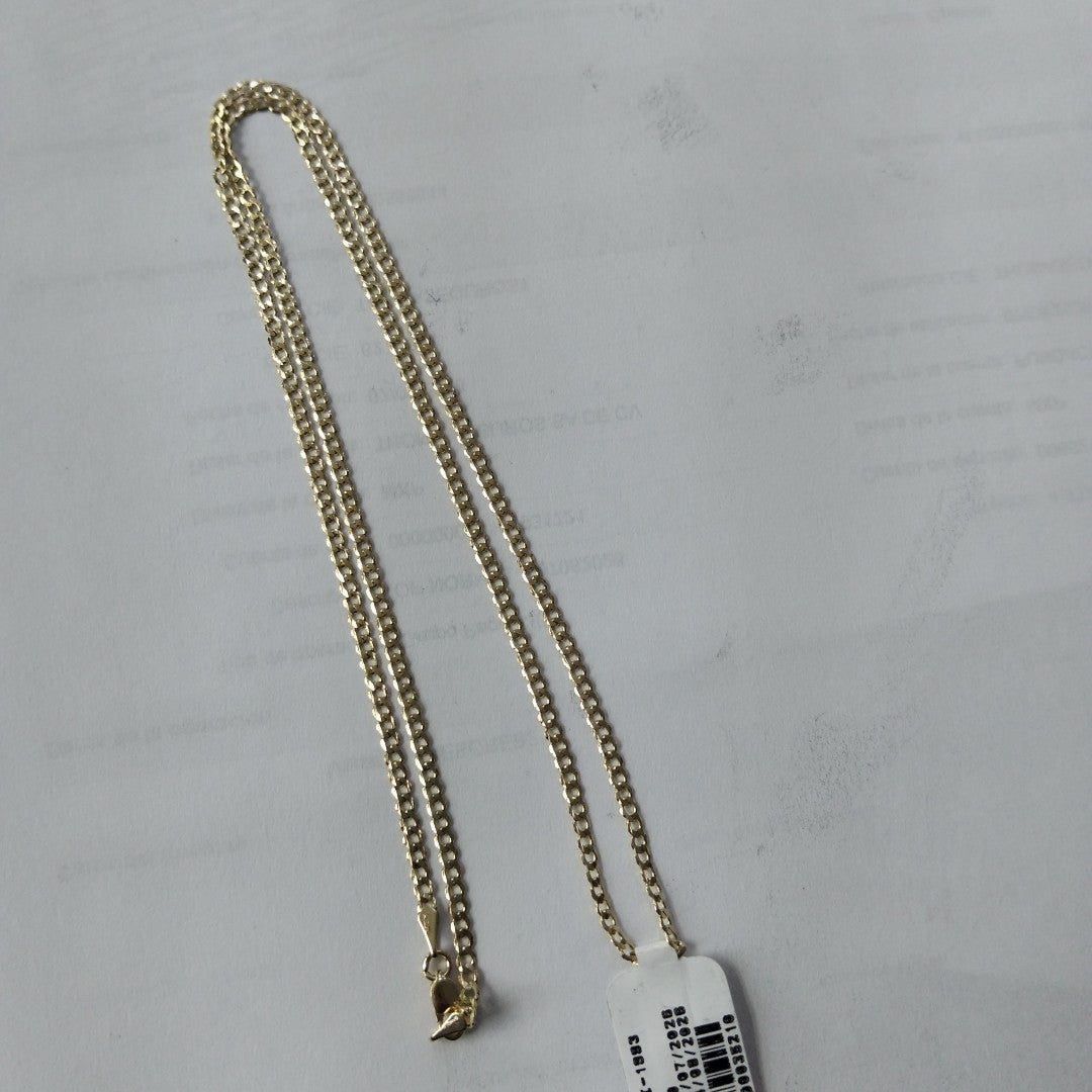 CADENA BARBADA 14K 55 CM 5 GR (NUEVO)