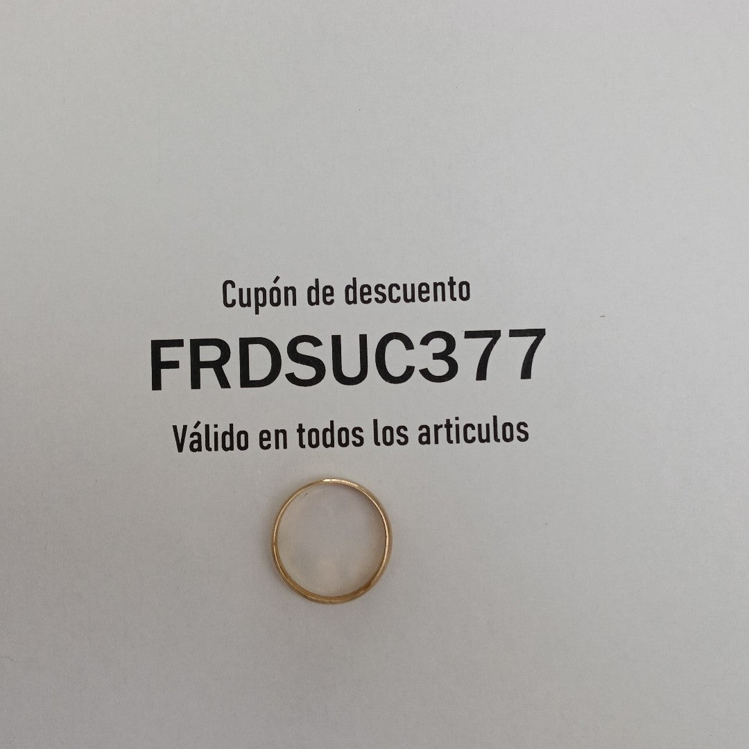 ARGOLLA ORO 14 K 1.7 GRMS (SEMINUEVO)