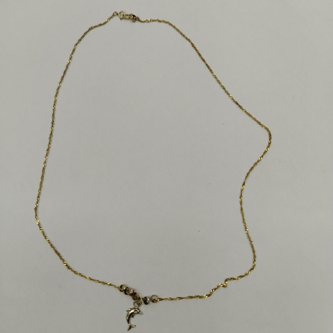 GARGANTILLA ORO 10 K 1.4 GRMS (SEMINUEVO)