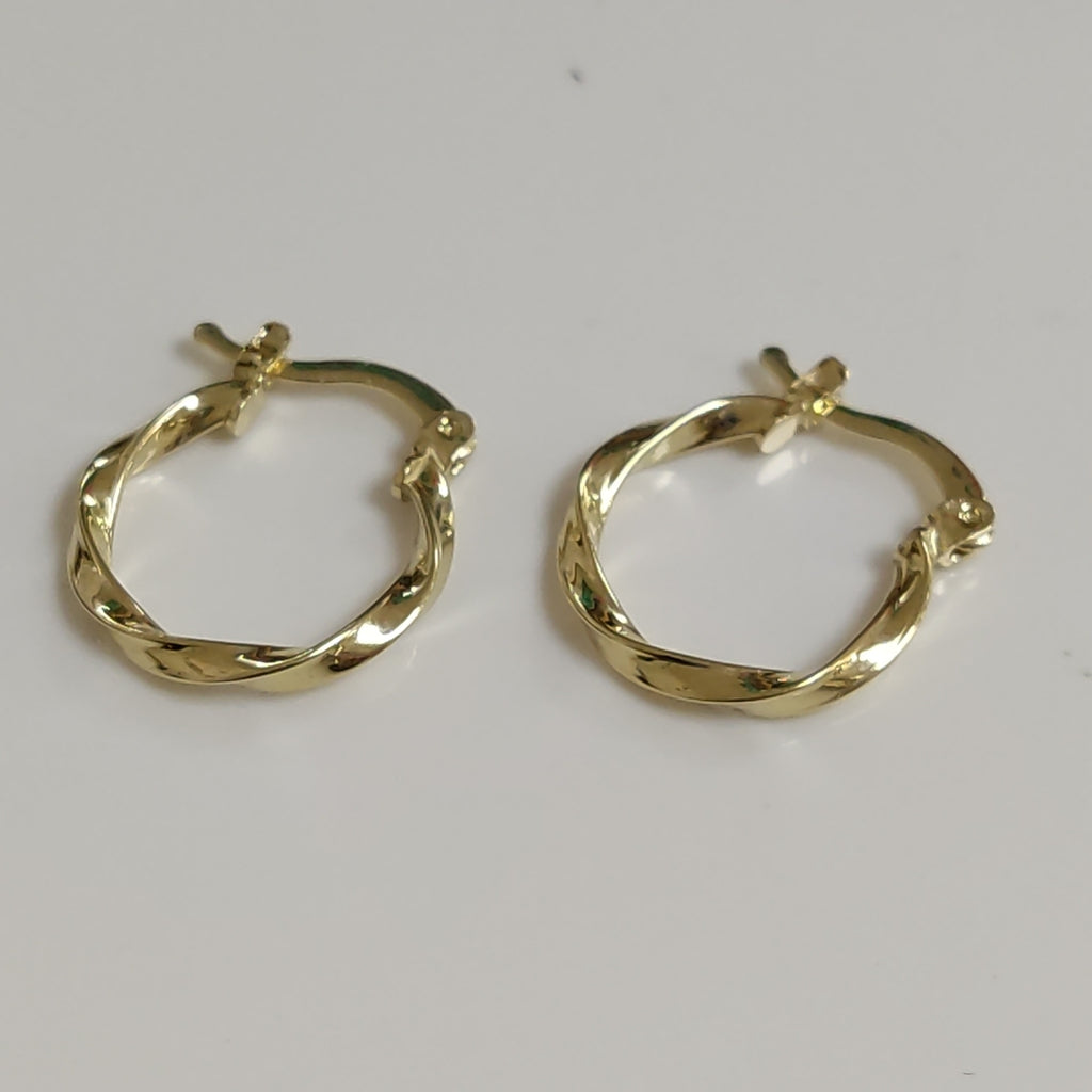 ARETES ARRACADAS TORZAL 14K 1.2 GR (NUEVO)